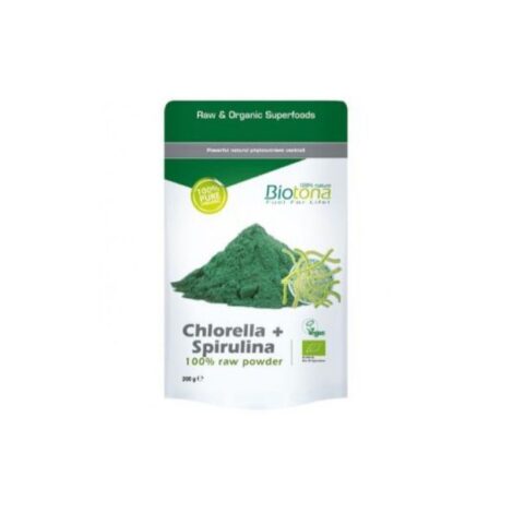 Chlorella + Spirulina Bio - Biotona - 200 g