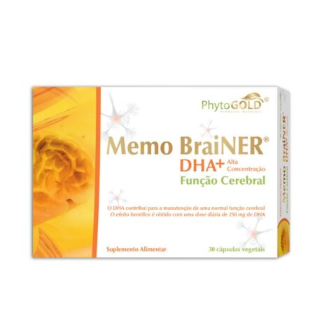 Memo Brainer DHA+ da Phytogold 30 cápsulas