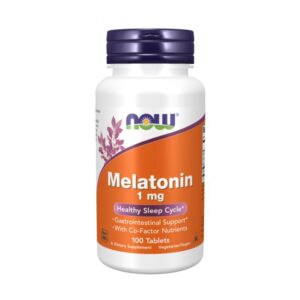 Melatonin Complex 1mg – Now - 100 comprimidos